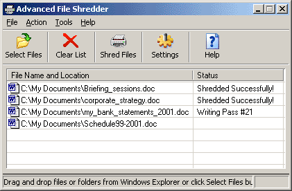 Advanced File Shredder