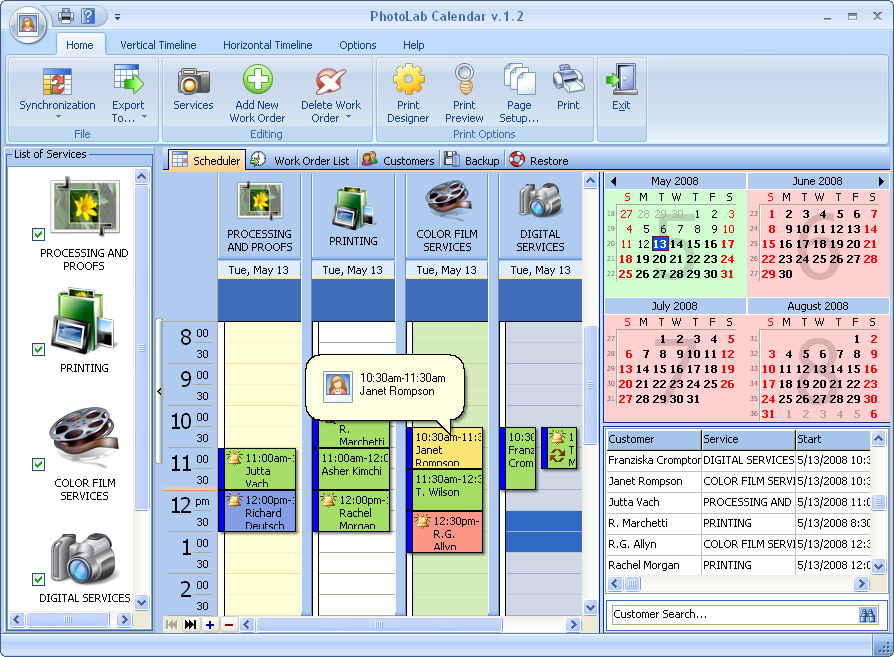 PhotoLab Calendar for Workgroup