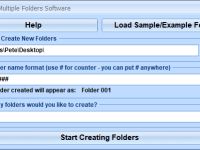 Create Multiple Folders Software