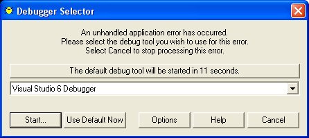 Debugger Selector