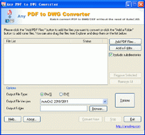 PDF to CAD Converter (PDF to AutoCAD)