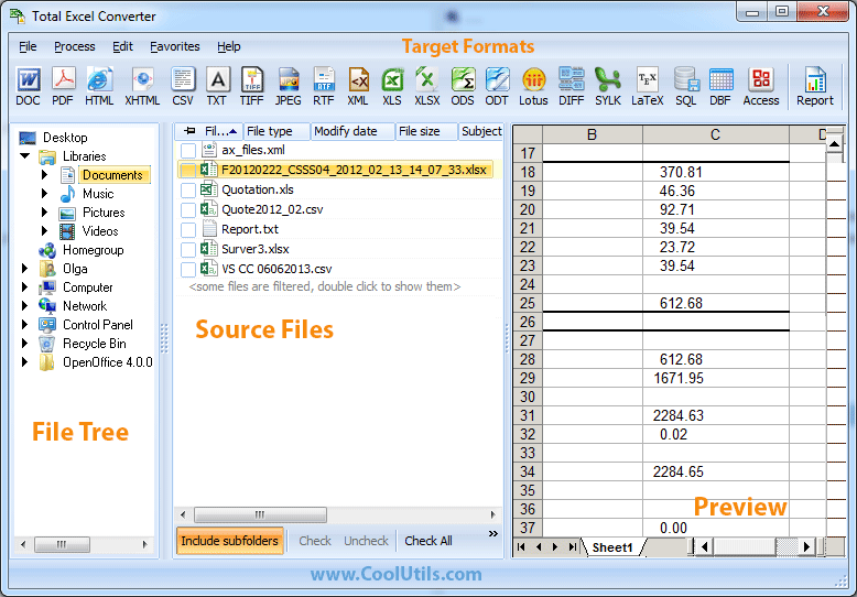 Total Excel Converter