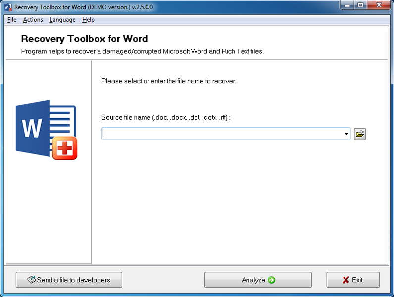 Recovery Toolbox for Word