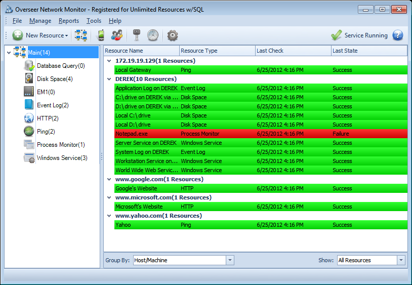 Overseer Network Monitor