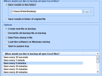 Excel Backup File Auto Save Software