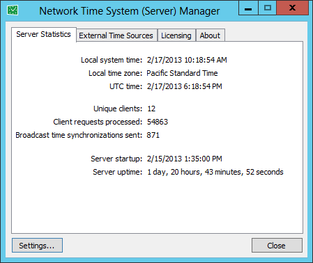 Network Time System