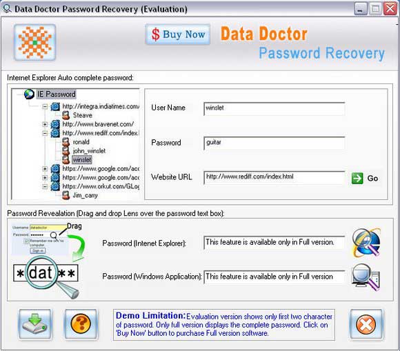 IE Password Recovery