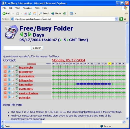 Free-Busy Folder