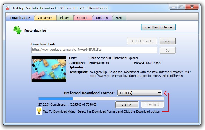 Desktop YouTube Downloader & Converter