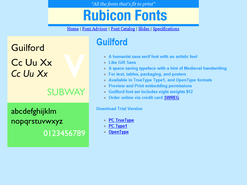 Guilford Font TT