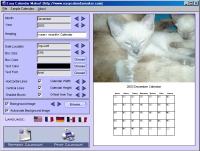 `1 Easy Calendar Maker Program!` Icon