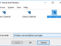 Virtual Null Modem