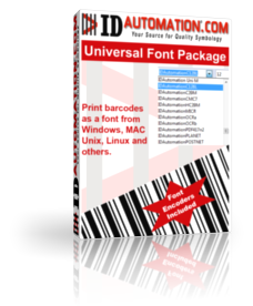 IDAutomation Universal Barcode Font