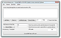 Convert BMP to JPG JPEG in batch or mass conversion Icon