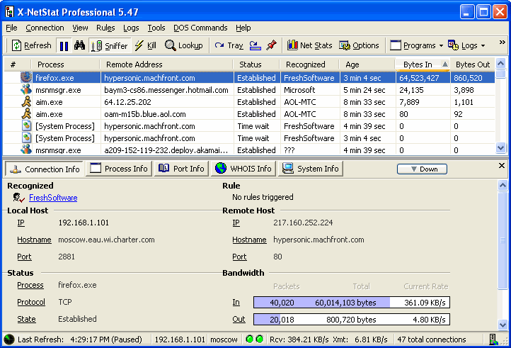 X-NetStat Professional