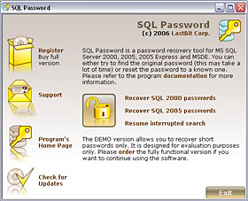 Lastbit SQL Password Recovery