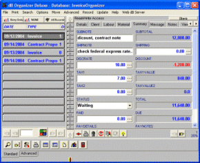 Invoice Organizer Deluxe