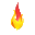 Red-Hot CD/DVD Burner Icon