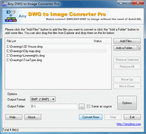 DWG to JPG Converter Pro 2007.5