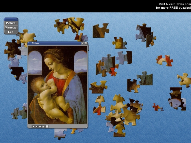 Leonardo Da Vinci Free Puzzle Game