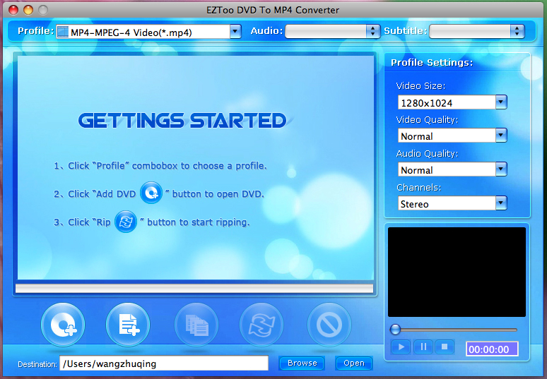 DVD To MP4 Converter for MAC(intel)