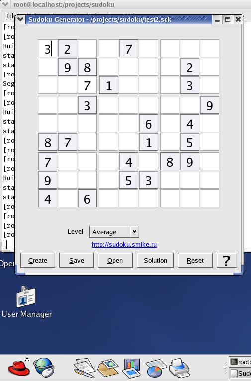 Sudoku Generator (for Linux)