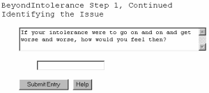 Beyond Intolerance, Self Help Software