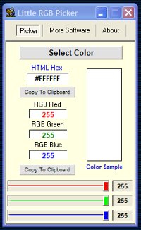 Little RGB Color Picker