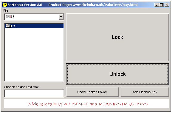 Folder Locking Software (FortKnox)