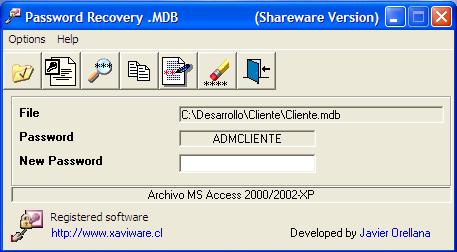 Password Recovery .MDB