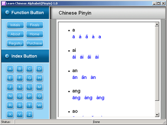 Chinese Alphabet