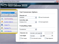 Miraplacid Text Driver Terminal Edition
