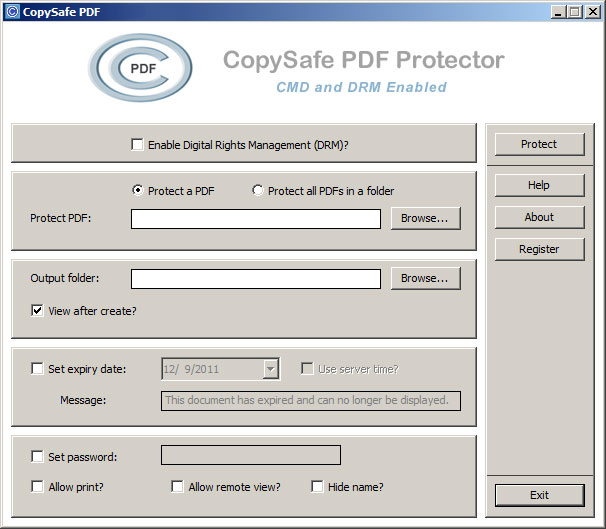 Copysafe PDF Converter