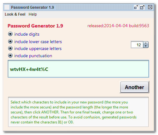 Password Generator