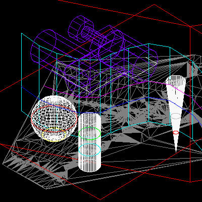 3D Intersection of 3DFACE, 3DMESH or 3DSOLID