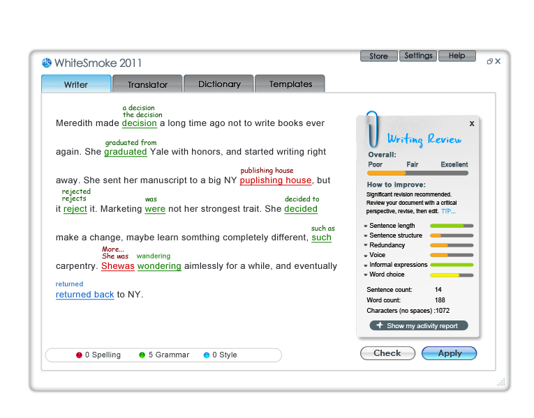 WhiteSmoke Writing Software