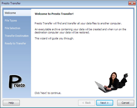 Presto Transfer QuickBooks