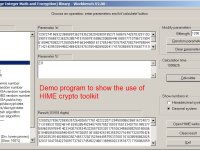 HIME: Huge Integer Math and Encryption