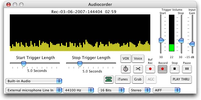 Audiocorder