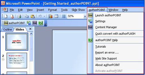 authorPOINT for Rapid E-learning