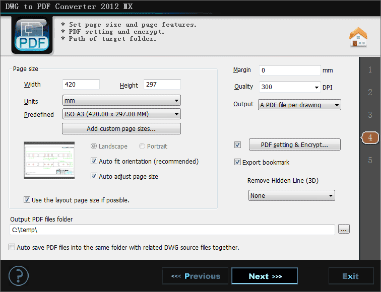 DWG to PDF Converter MX