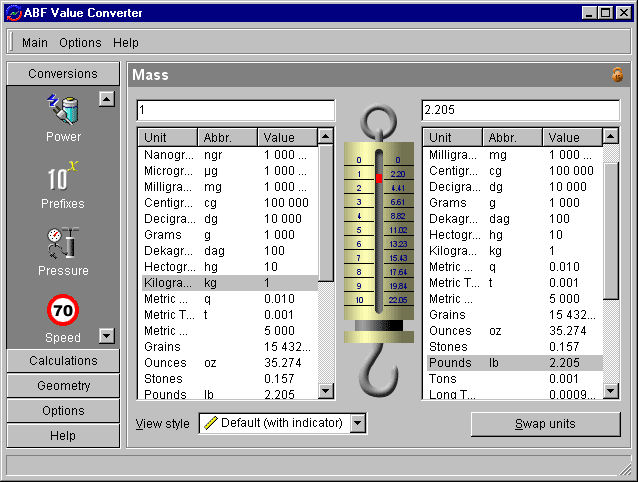 ABF Value Converter