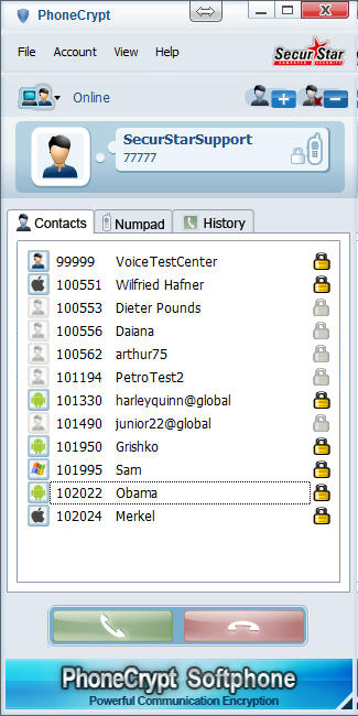 PhoneCrypt Communicator