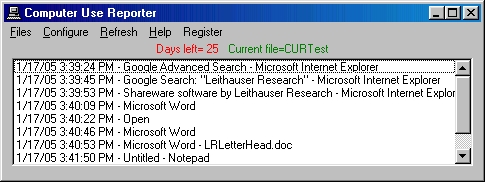Computer Use Reporter