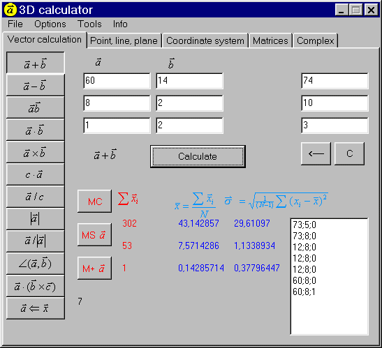 Calc 3D