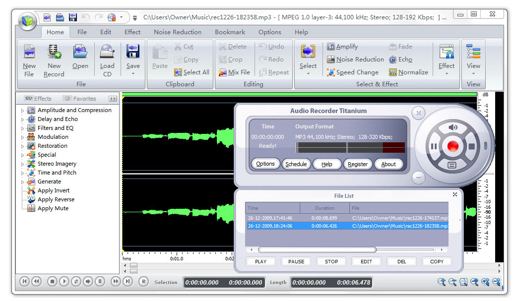 Audio Recorder Titanium 2015