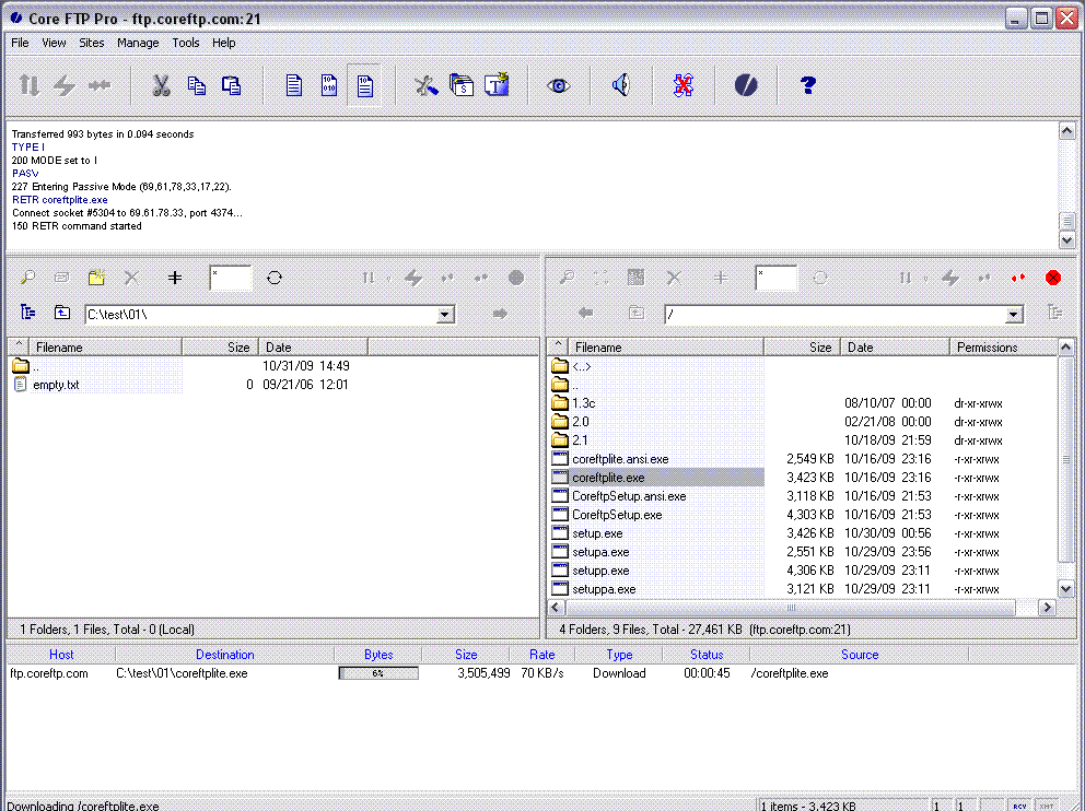 Core FTP Pro