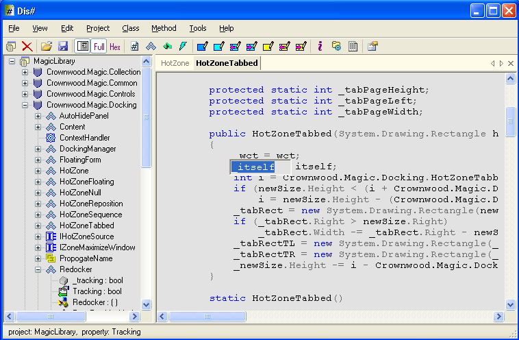 Dis# - .NET decompiler