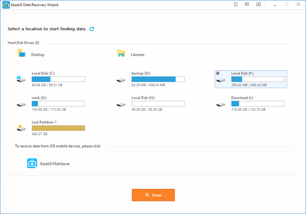 EaseUS Data Recovery Wizard Professional