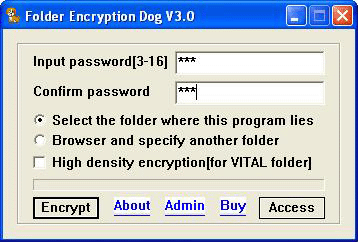 Folder Encryption Dog